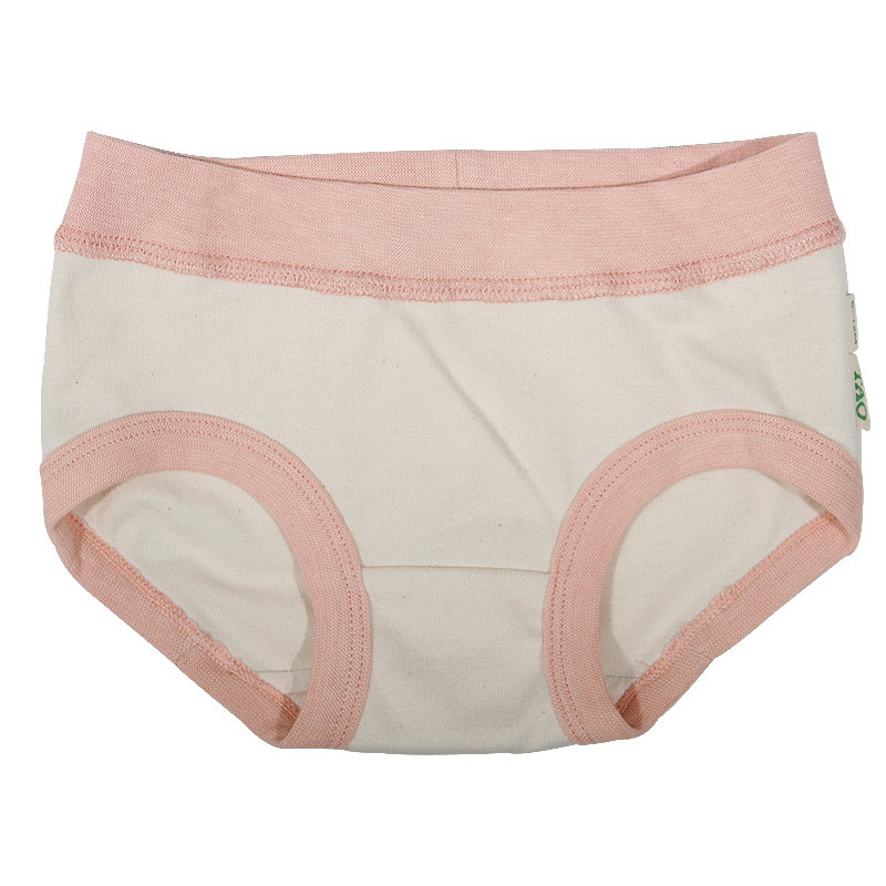 Organic cotton child panties 100% cotton panties female child shorts briefs children underwear