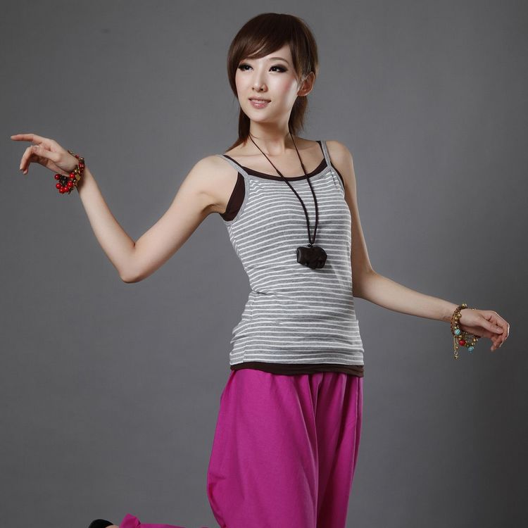 Original design vintage women's modal spaghetti strap vest