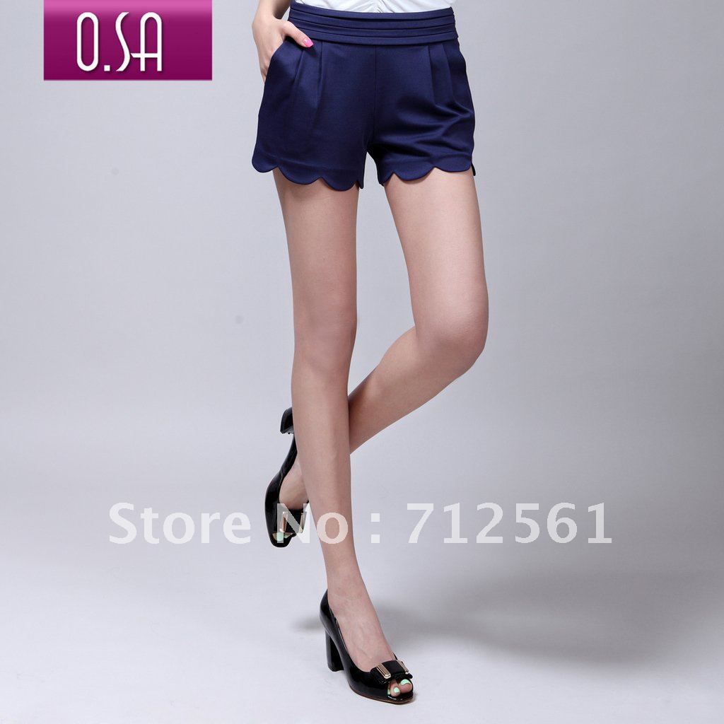 Osa2012 summer women's fashion laciness straight slim shorts plus size casual k22151