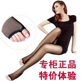 Packaging open toe socks pantyhose open toe socks lucy refers to stockings socks transparent ultra-thin tight free shipping