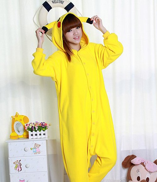 pajamas Pikachu Peekachu Picachoo carton sleepcoat One-pieces lovely 1pcs