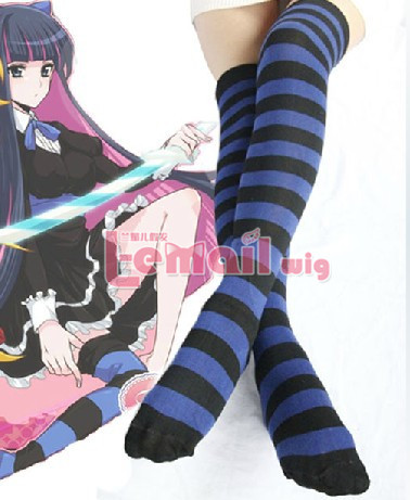 Panty & Stocking with Garterbelt blue and black socks JP65  wholesale and retail