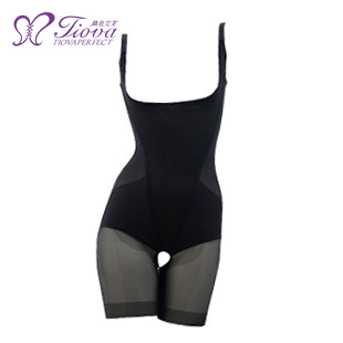 Perfect sexy series three-dimensional midsweet collagen body shaping long bodysuit WSL0031