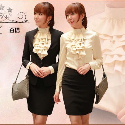 Phil ol work wear professional set formal fashion long-sleeve women's work wear slim suit