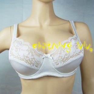 Photos, lace Ultra-thin Have entrusted Large yards bra-YL31 Black White 70B/75-95BCD-