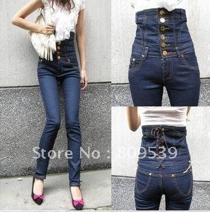 Piece denim fashion pants