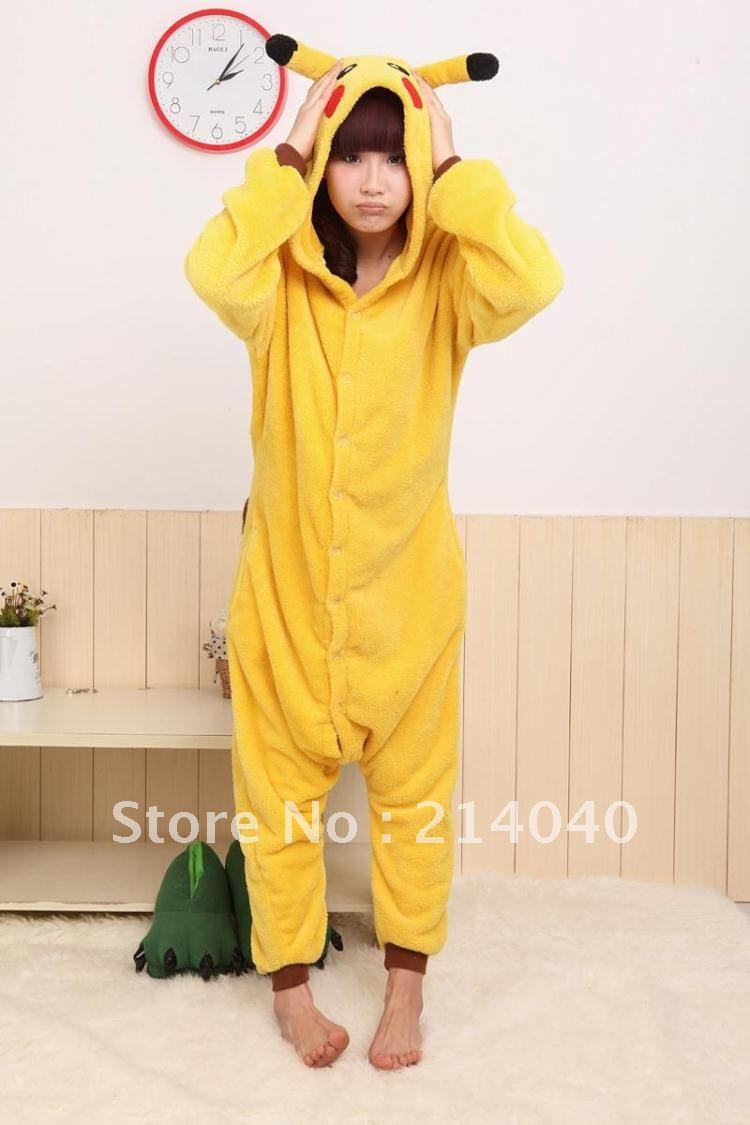 Pikachu Animal Costume Kigurumi for Adult Pajamas