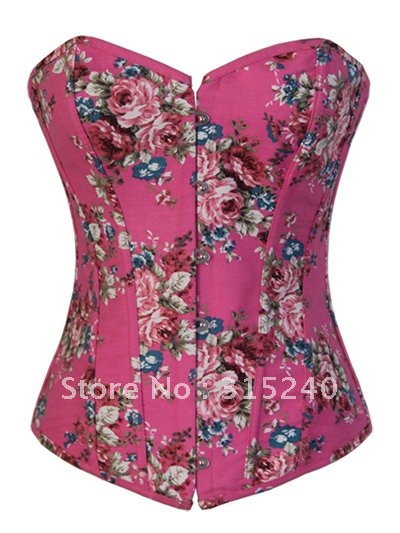 Pink corset bustier (C068)