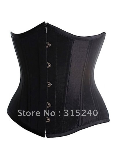 Plus size black sexy corset (C048)