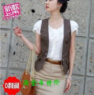 Plus size cotton vest cotton Women down vest fashion waistcoat autumn and winter unisex vest