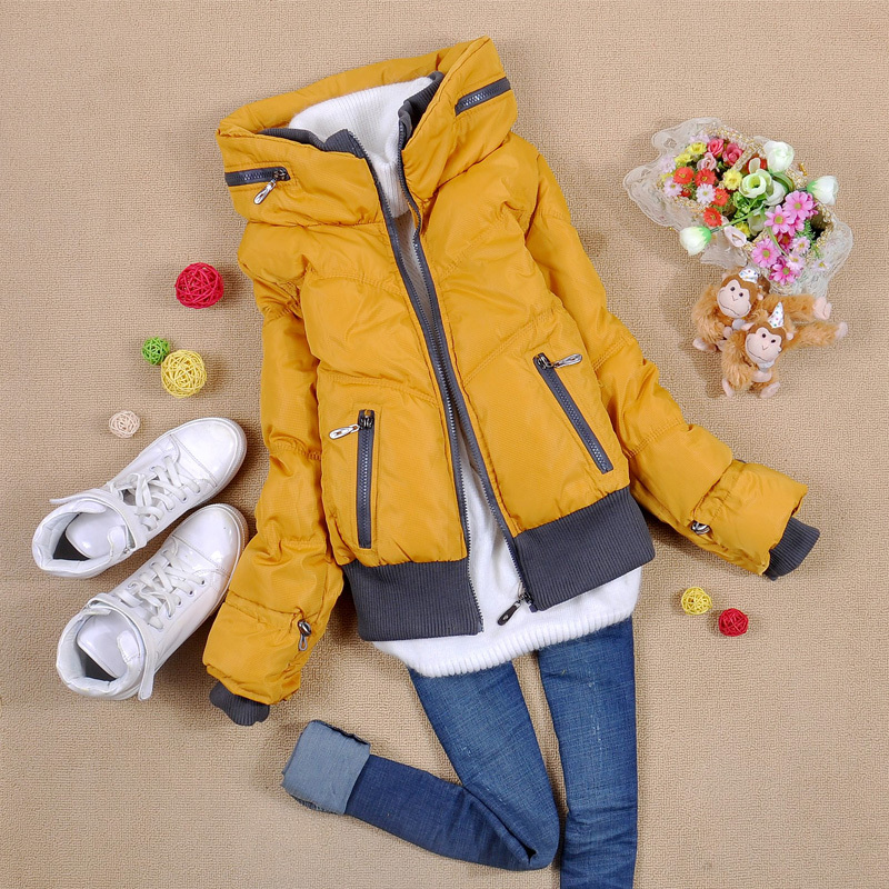 Plus size down coat female short design AYILIAN autumn and winter outerwear down coat