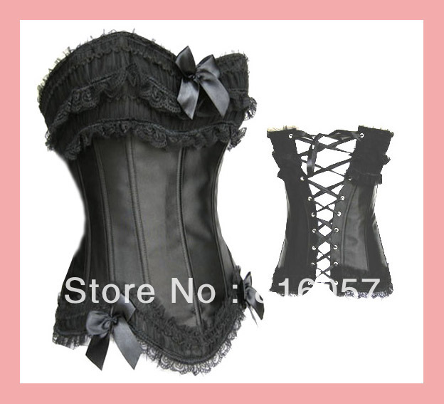 Plus size! Free shipping Sexy strapless corset shaper sexy underbust bustier