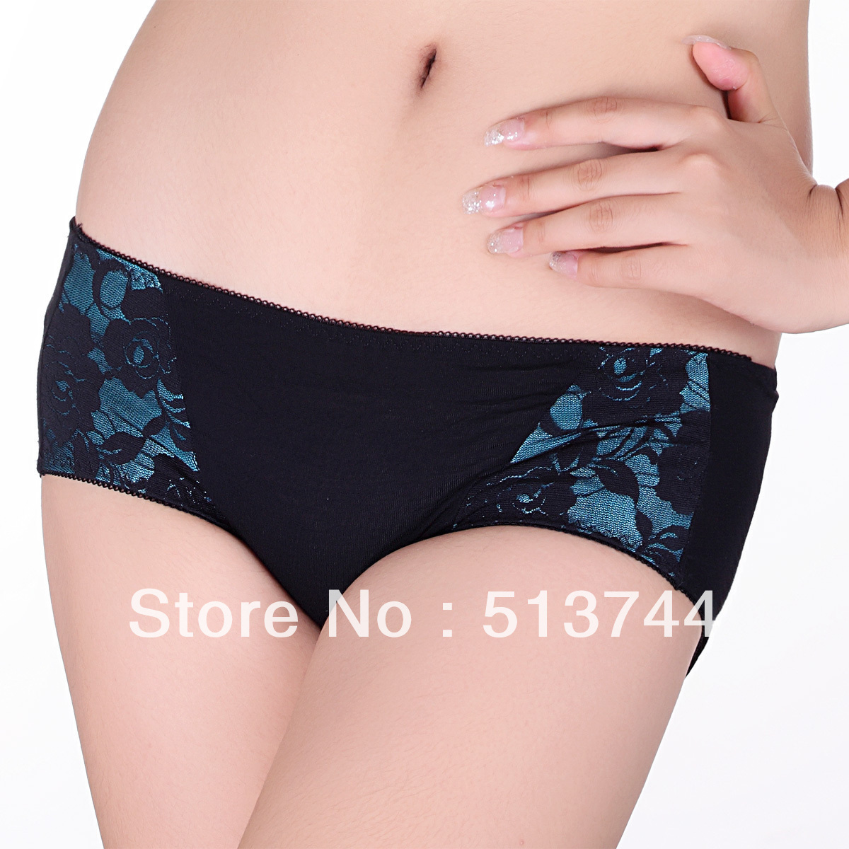 Plus size lace mm butt-lifting Panties female trunk