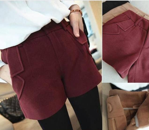 Plus size New arrival Free shipping Wholesale Korean 2012 Autumn&Winter Poncho Shorts women pants new fashion