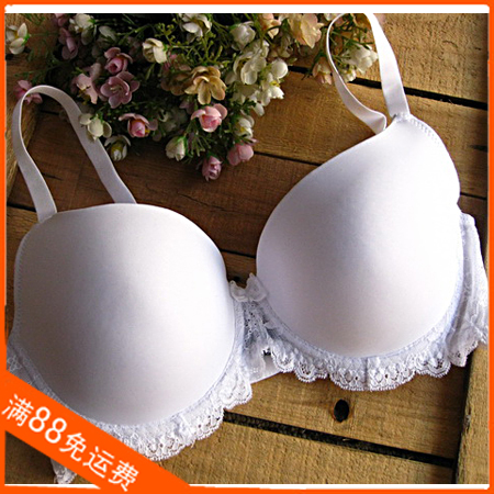 Plus size underwear with wire bra white lace bra 95abcde