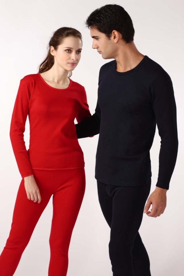 Plus velvet thickening thermal underwear set men's clothing female anti season 2 set thermal underwear set