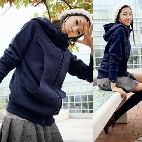 Pregnant women autumn new arrival cool fashion with a hood maternity sweatshirt maternity coat plus size top