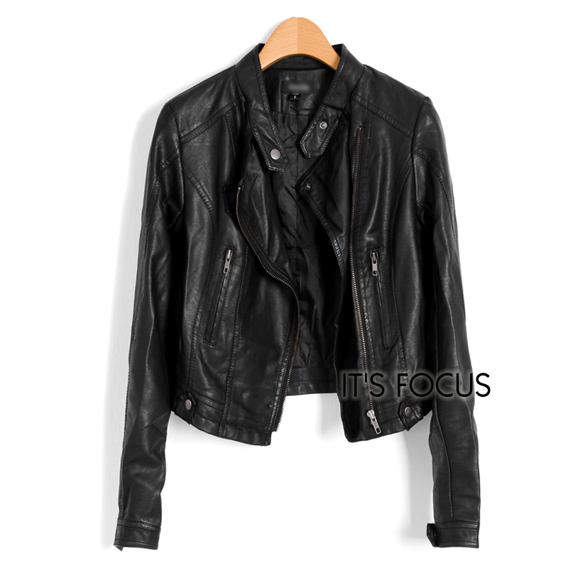 Price of cabbage ! quality ! 2013 spring fashion pocket women's short design motorcycle leather clothing a209