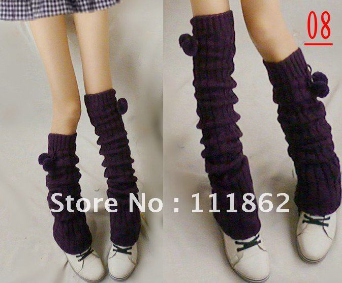 Princess Spring and Autumn Korean version about 80 cm long wool socks , knee pads feet legs sets