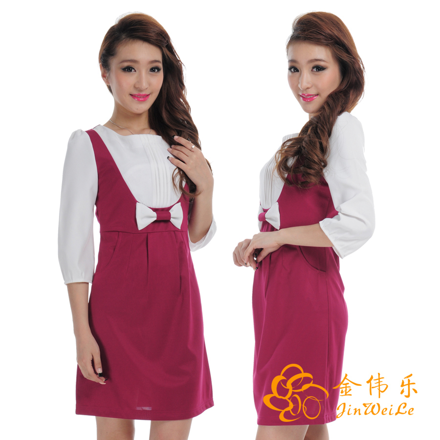 Professional customized hair and beauty salon receptionist uniform workwear suit