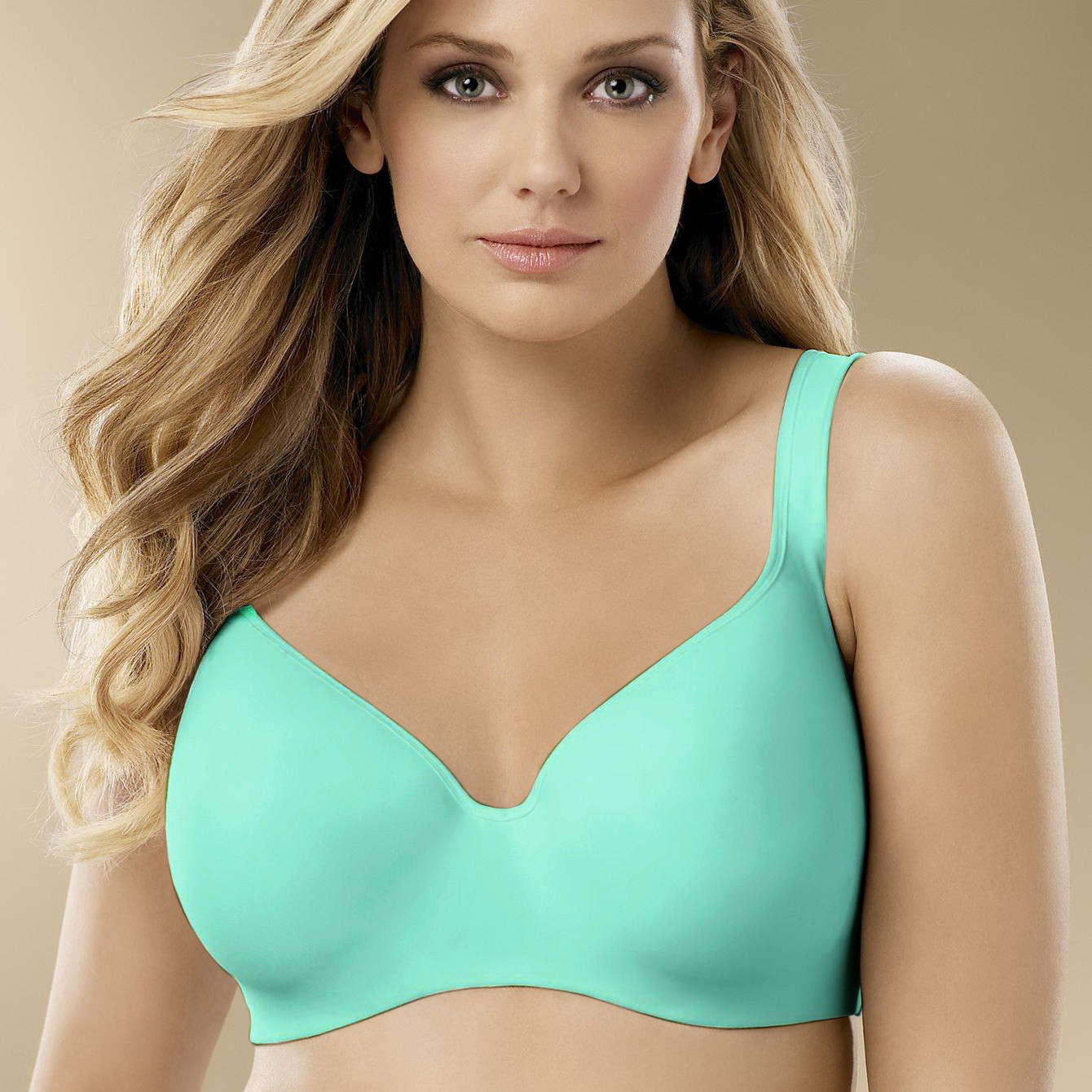 Professional plus size seamless underwear invisible wire full cup large cup glossy comfortable thin bra cover mm