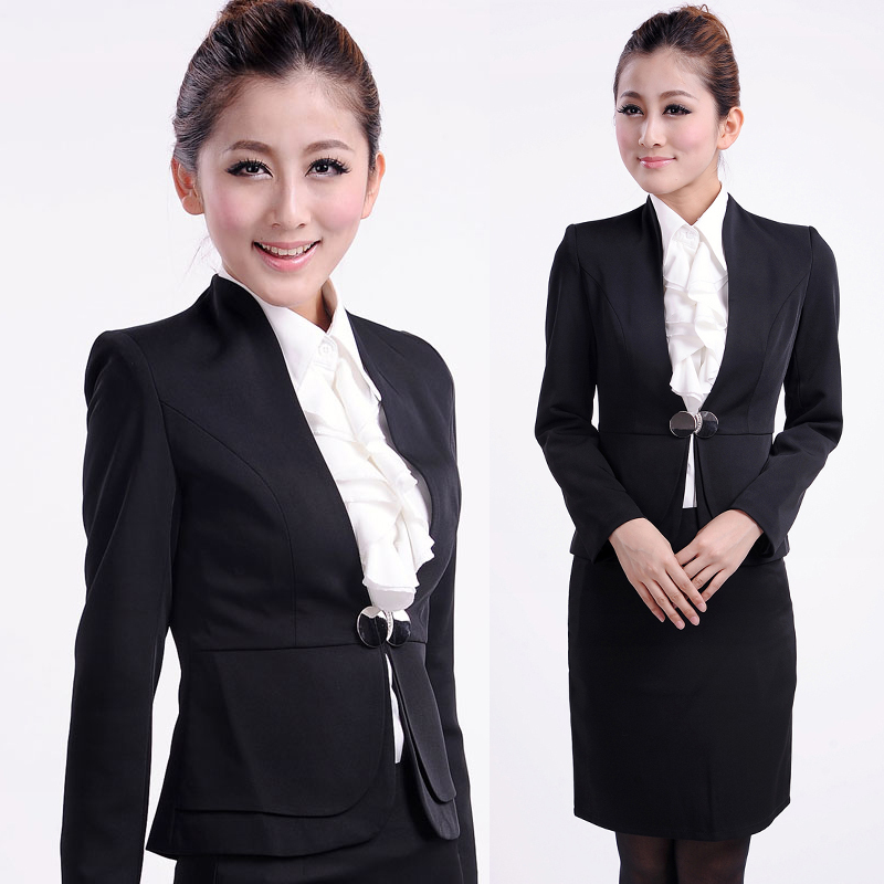 Professional set female fashion autumn and winter ol work wear women's skirt set work wear female formal