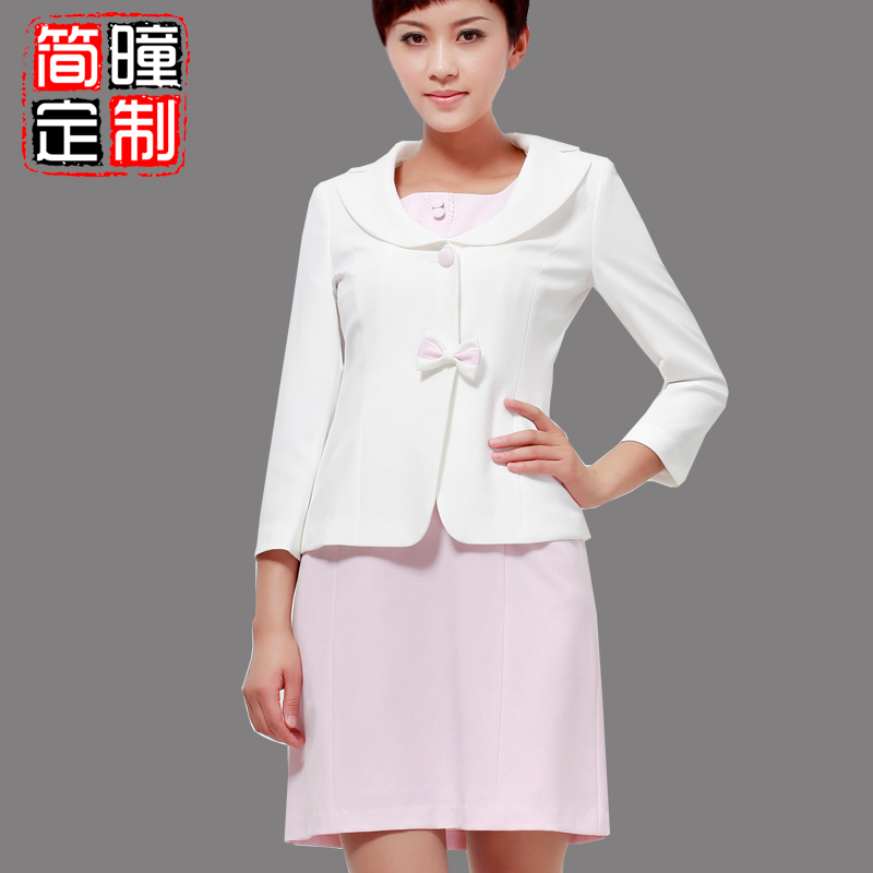 Professional set women's fashion plus size elegant suit one-piece dress 2012 half sleeve skirt a162