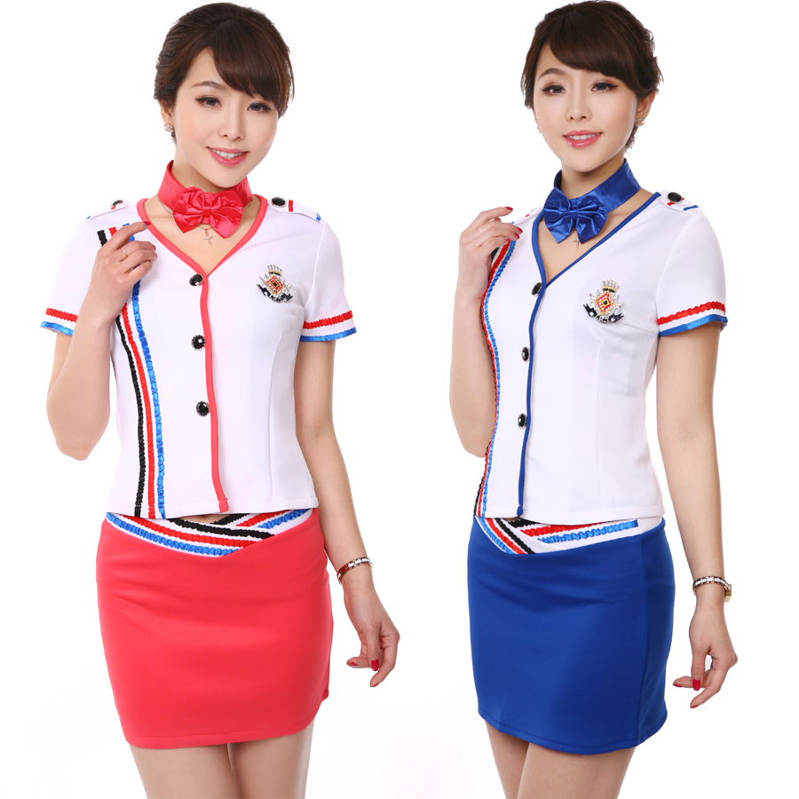 Professional women's skirt summer front desk uniform set summer work wear