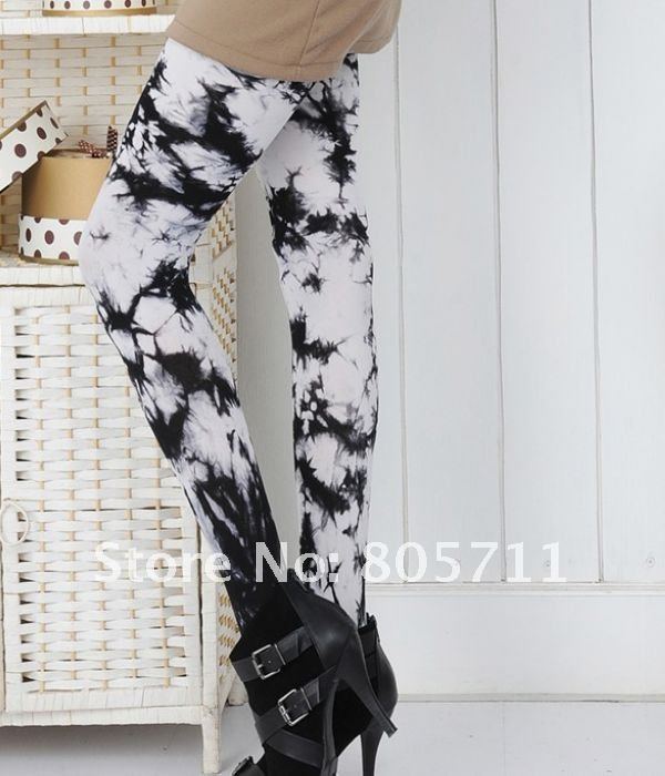 Promotion 2012 New Style tie-dye plangi tights Women's Sexy Fashion pantynose Hosiery Socks Thin Lower Price