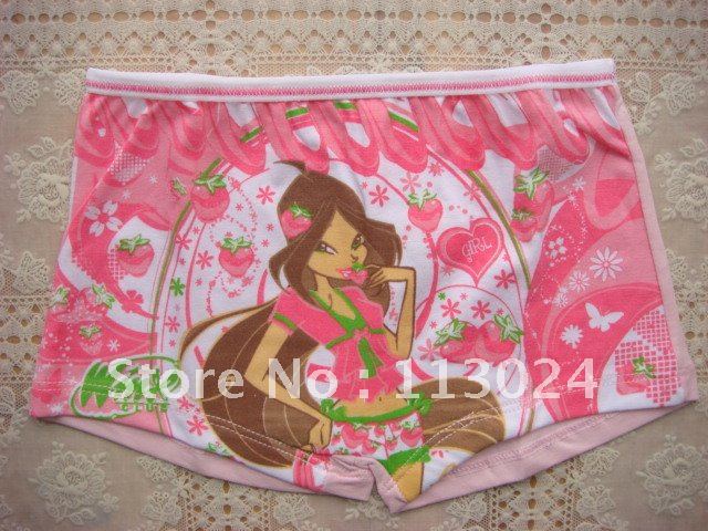 PROMOTION!  brands 2-12 years girls underwear 100% cotton mixed 12pcs/lot  high quality kids cartoon underpants