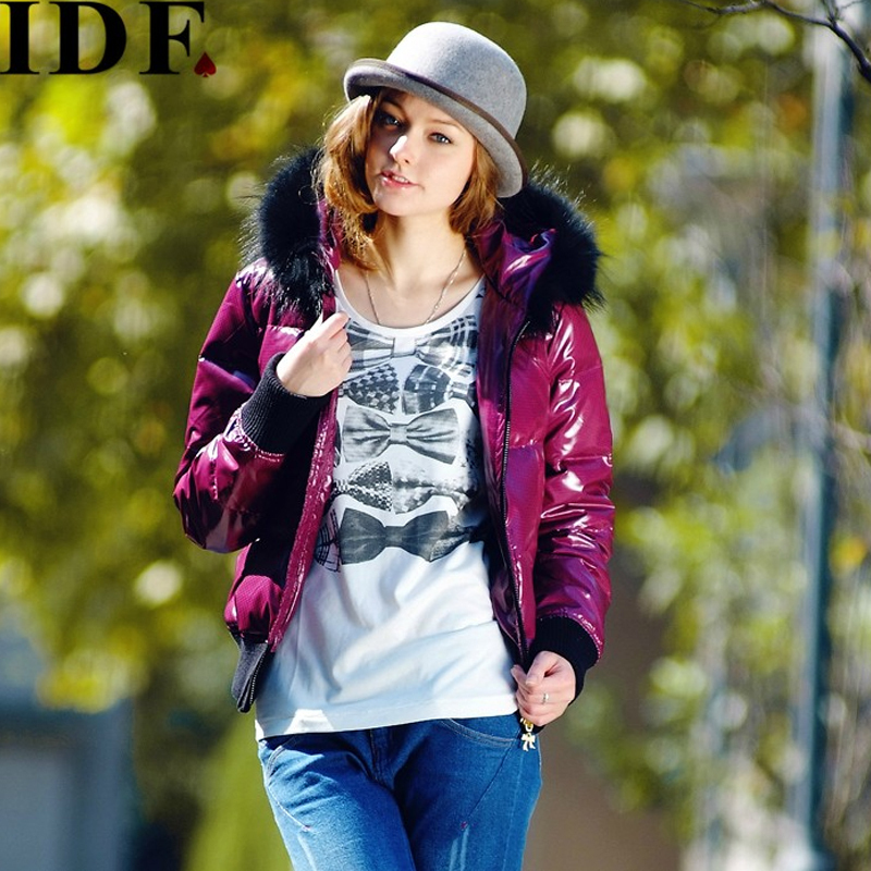 promotion! E6-2-3-4 women's raccoon fur down coat outerwear fyw006c free shipping