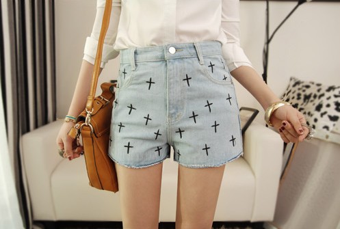 Promotion Lady Denim Shorts,Women's Jeans Shorts,Hot Sale Ladies' Short Pants Size:S M L Free Shipping