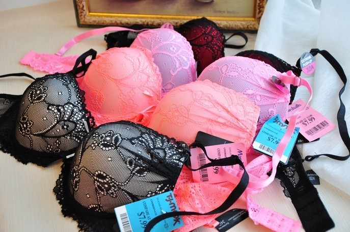 Promotion of foreign trade gather sexy lingerie lace thick cup bra sets