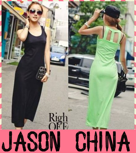 Promotion special offer [2013 Spring Summer autumn Sexy backless shoulder belt sleeveless dress for women ] free shipping