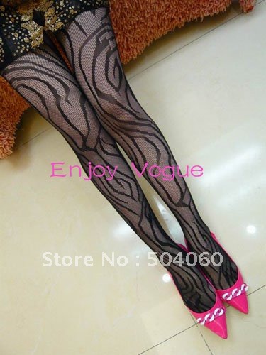 PROMOTIONAL PRODUCTS LADIES SEXY BLACK JACQUARD FISHNET TIGHTS LEGGINGS PANTYHOSES + HOT SALE