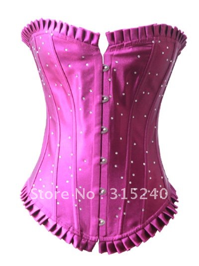 Purple burlesque corsets (C099)