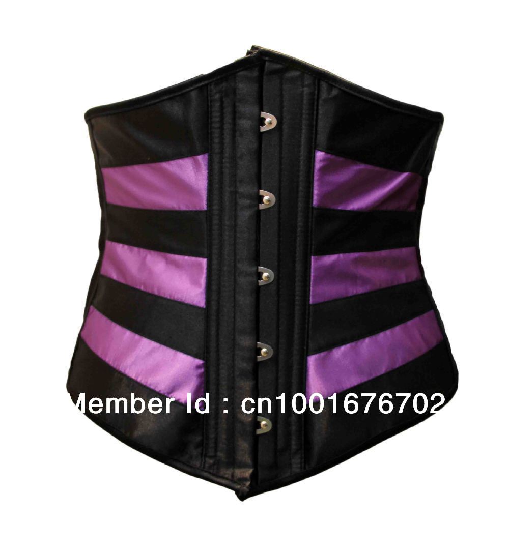 purple sexy Corset Top free shipping