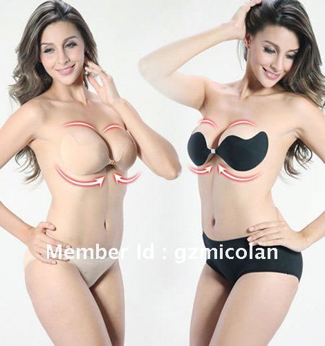 push up invisiable silicone bra