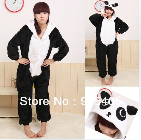 Pyjamas Hoodies Costume Cosplay Sleepwear   Lovely Panda Adult  Kigurumi Pajamas