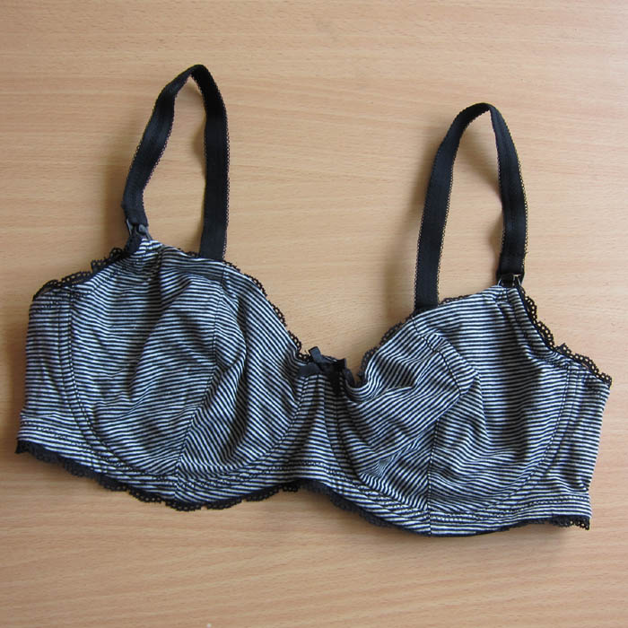 Q2 single-bra underwear h&m teethe organic cotton stripe nursing underwear 85e