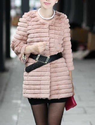 QD5199 5Colors Genuine Rabbit Fur Coat gentlewomanly charm coats dress outerwear/WholeSale/Retai/Free Shipping/     A W