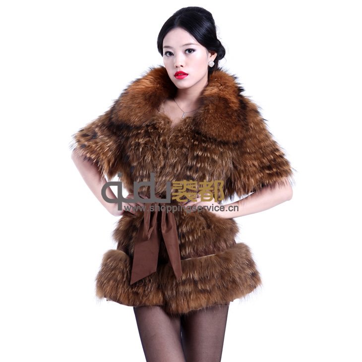 QD5658 Genuine  Fur Vest warm classic waistcoat coats dress outerwear garment/WholeSale/Retail/Free Shipping/OEM/female     A W