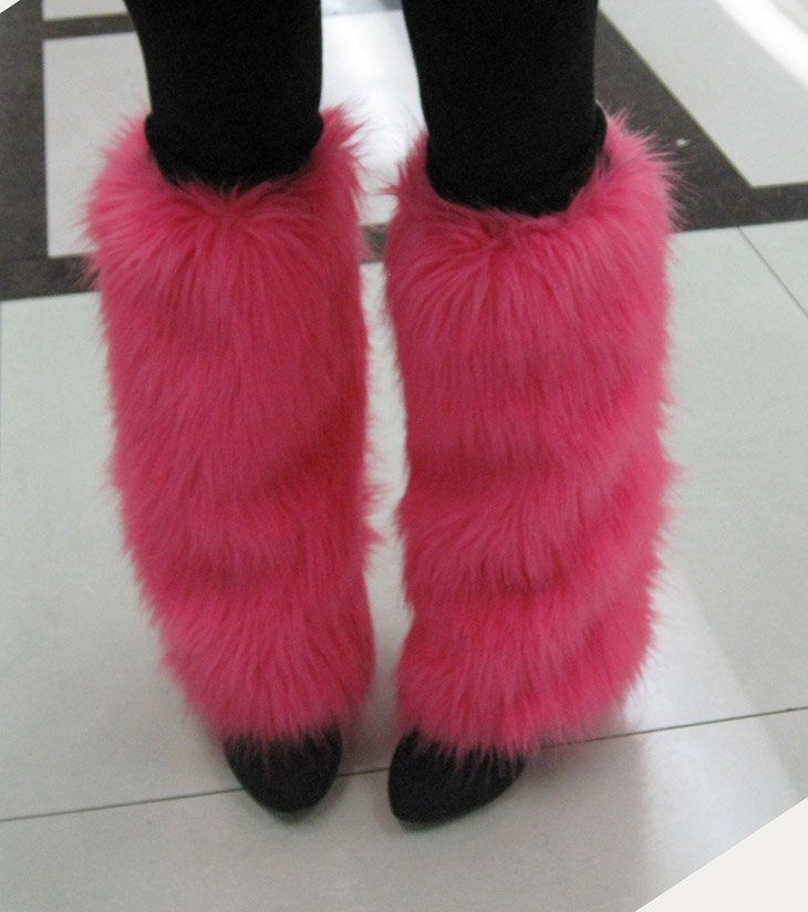 QDJT120  Faux Fur Leg Warmers women's accessory Hot Sale Retail Wholesales      A R