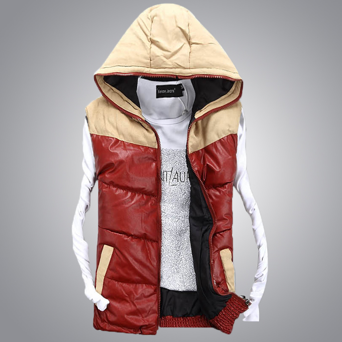 Qiu dong couple down cotton men and women fashion hooded cultivate one's morality ma3 jia3 vest