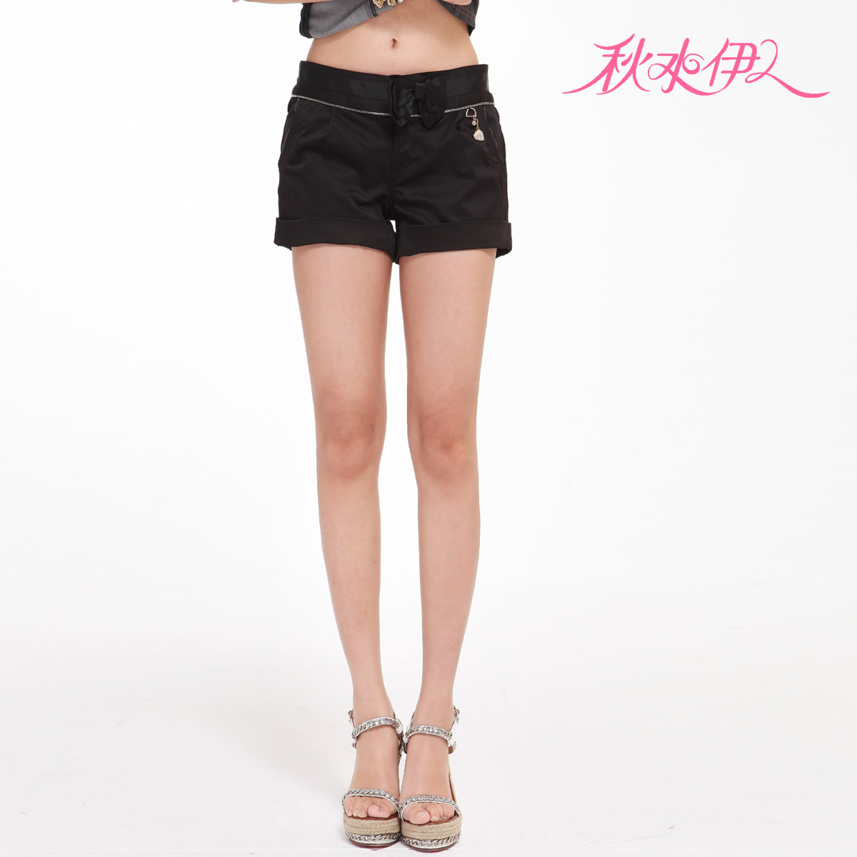 QIUSHUIYIREN 2012 spring aesthetic casual shorts 112208012 288