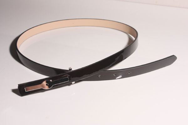 Quality all-match fashion cowhide waist decoration thin belt black brief decoration genuine leather female strap p024