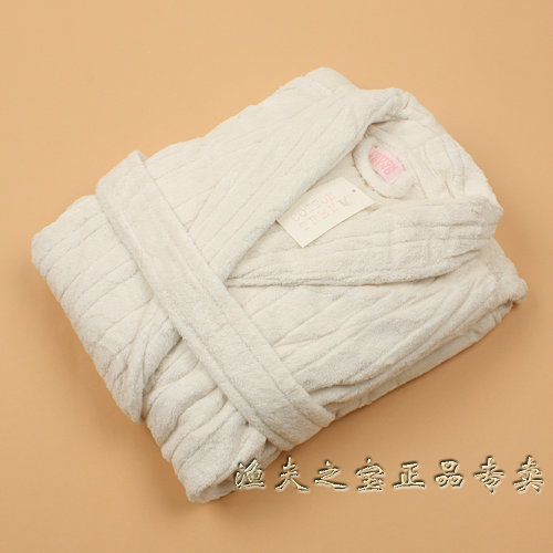 Quality smoke super soft coral fleece robe lovers sleepwear adult robe bathrobes obscenely