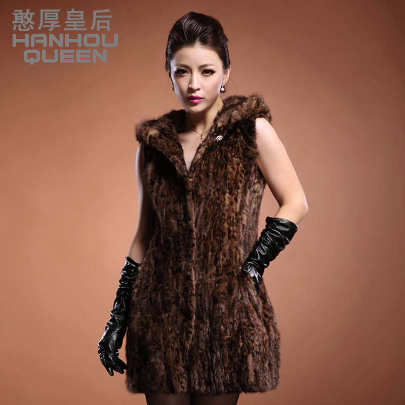 Queen 2012 long design fight mink fur overcoat fur coat free shipping