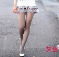 R3200 Special offer Bag core wire Juan feeling and ultra-thin fork tights (gray) Free shipping