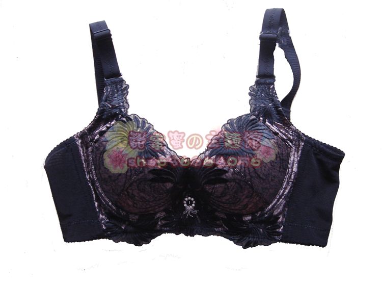 Ra13501 thick cup side gathering concentrated brailled up a cup b bra full of small